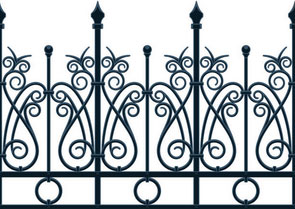 Wrought Iron Gates Montrose (DD10)